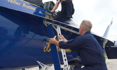 Old Dominion Rides with the Navy Blue Angels