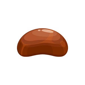 This candy got its name, because the company tried to make perfectly round ones, but failed. This candy got its name, because the company tried to make perfectly round ones, but failed.
