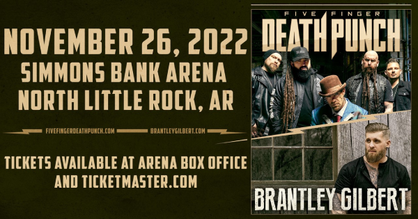 Five Finger Death Punch & Brantley Gilbert In Little Rock Five Finger Death Punch & Brantley Gilbert In Little Rock