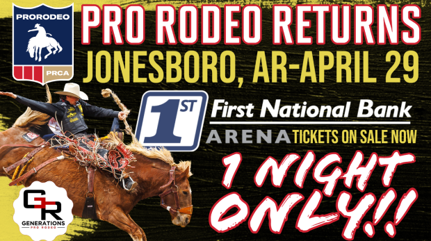 Generations Pro Rodeo in Jonesboro
