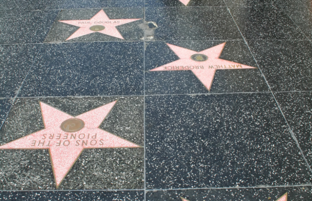 The only person with a star on the Hollywood Walk of Fame that’s NOT on the sidewalk The only person with a star on the Hollywood Walk of Fame that’s NOT on the sidewalk