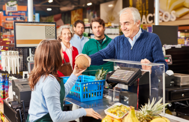 30% of people annoy others when they do this at the grocery store. 30% of people annoy others when they do this at the grocery store.