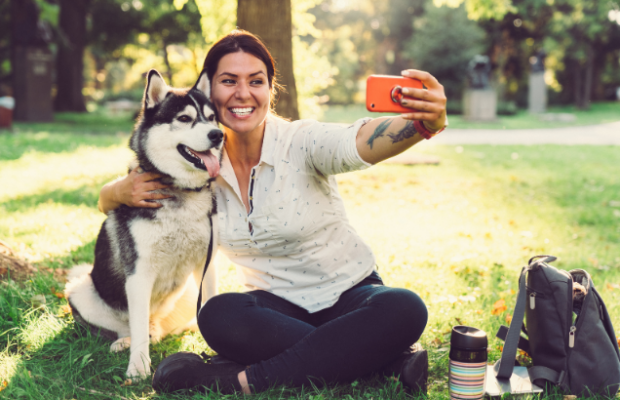 50% of people do this more with their dog than they do their partner.