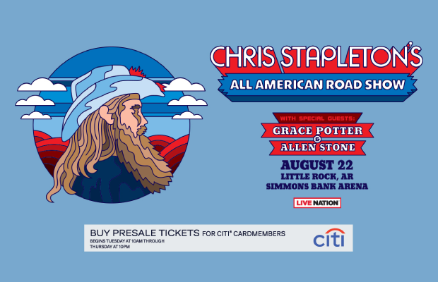 Chris Stapleton’s All-American Road Show in NLR Chris Stapleton’s All-American Road Show in NLR
