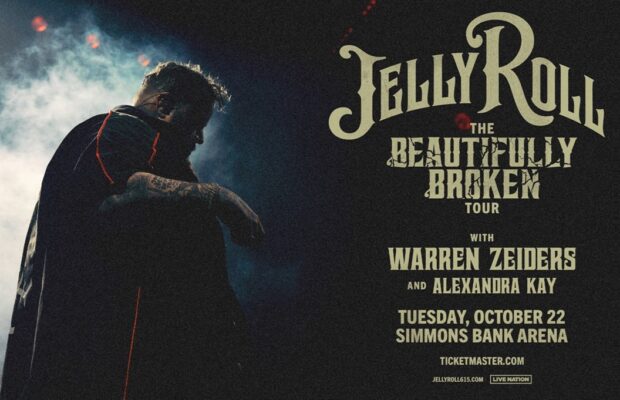 Jelly Roll at Simmons Bank Arena in Little Rock!
