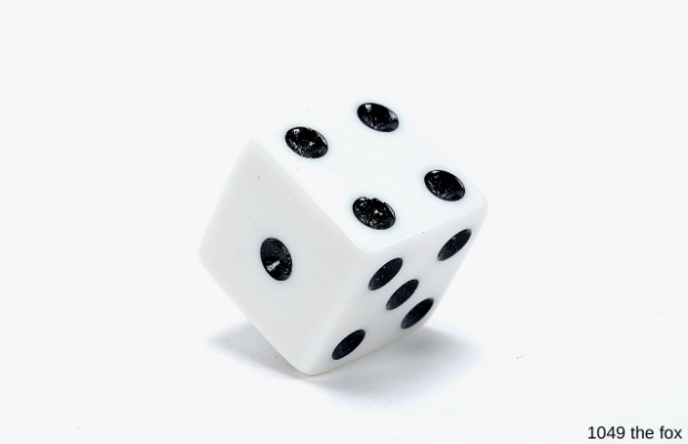How many dots on a single dice